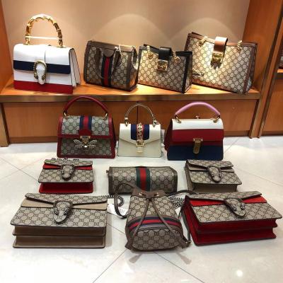 China 100% factory drop shipping sales price designer bags Famous Brands Leather women soft luxury eco-friendly folded brand custom bags for sale