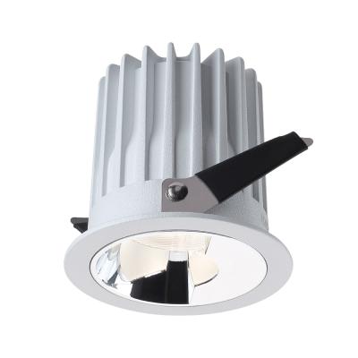 China Embeded aluminum alloy 2700-5000K light for classroom hotel home 7W LED ceiling light dimmable led downlight for sale