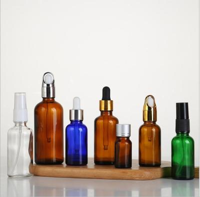 China ESSENTIAL OIL Skin Care Essential Oil 5ml 10ml 15ml 20ml 30ml 50ml 100ml Glass Dropper Bottle With Customized Color for sale