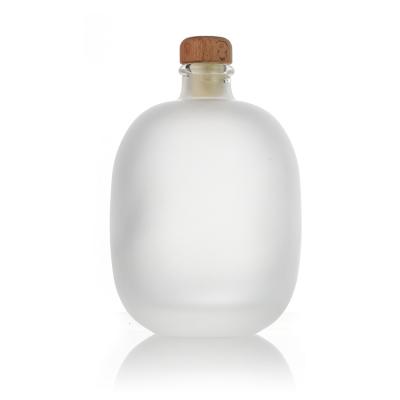 China Hot Selling 500ml Customizable Wine Glass Bottle High Borosilicate Glass Bottle for sale