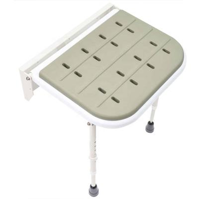 China Modern Aluminum Wall Mounted Shower Seat For The Elderly for sale