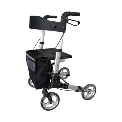 China Compact / Lightweight Rollator Walker Popular Rollator Lightweight Outdoor Walker With Bearing Paint Wheels For Handicapped for sale