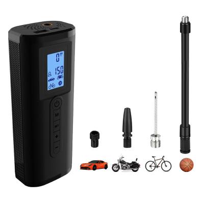 China Durable Rechargeable Portable Car Pump Mini Tire Inflator For Bicycle Auto Tire Car Motorcycles Tire for sale