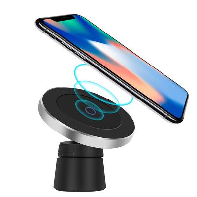 China Mobile Phone Car Magnetic Wireless Charger For Iphone 11 Iphone X Samsung S8 QI 10W Fast Charging Wireless Charger In Car Magnet Phone Holder for sale