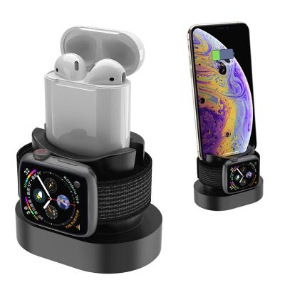 China Anti-Corrosion 2 in 1 Charging Dock Holder For Iphone X Iphone XS Charging Stand For Apple Watch 4 3 2 for sale