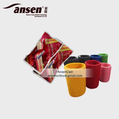 China Colorful Waterproof Cast Tape Surgical Bandage Roll Orthopedic Casting Tape Rapid Mould Fiberglass Casting Tape for sale