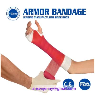 China 50mm 12ft Polyester cast tape water activity polyester cast bandage fiberglass cast bandage for sale