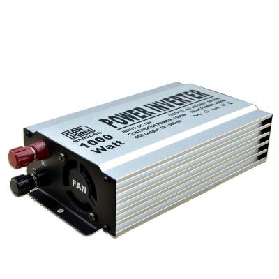 China 1000w solar system inverter 12v dc to ac 200v / 240v full aluminum mini solar inverter for sale