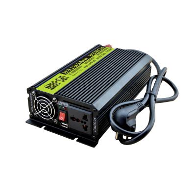 China Household 500w 12 volt to 220 volt solar power inverter with charger 220v car power inverter for sale