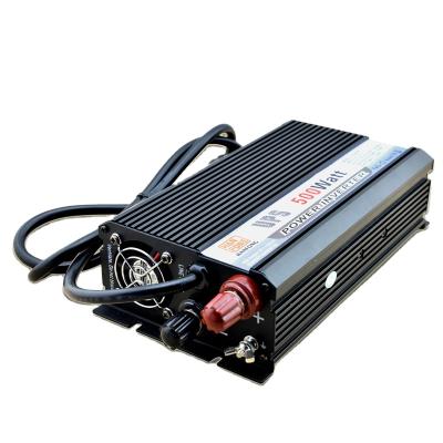 China Household Charger Inverter 500w 12v 220v Integrated Power Inverter With Battery Charger For Home Appliances for sale