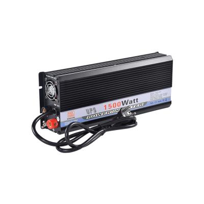 China Modern Household Quality 12v/24v/48vdc 230vac Inverter 1500w Car Power Inverter Battery Charger Inverter for sale