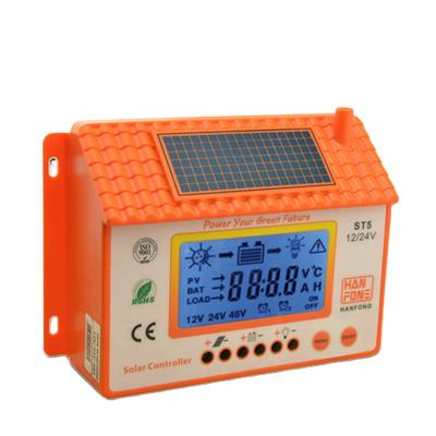 China Solar system controller 60A pwm solar charge controller with dual digital multi-function for sale