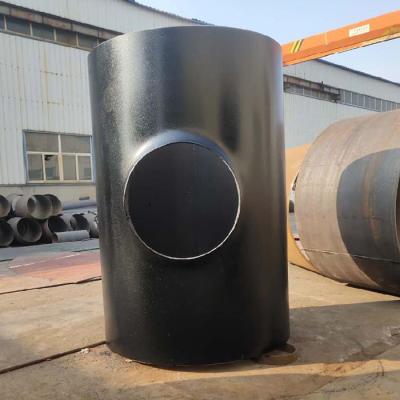 China Butt Welded Pipe Fittings Pipeline Steel Large Bore Tee 48 