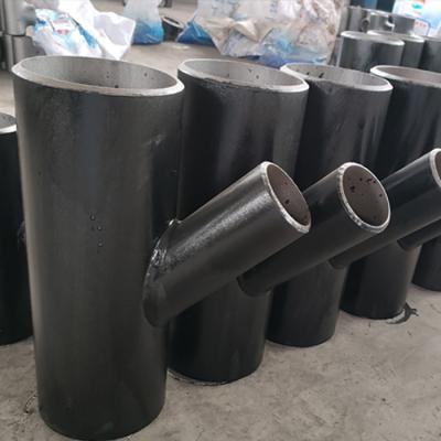 China ASTM Hot Press Forming Carbon Steel Equal Tee Butt Weld Steel Fittings Customized for sale