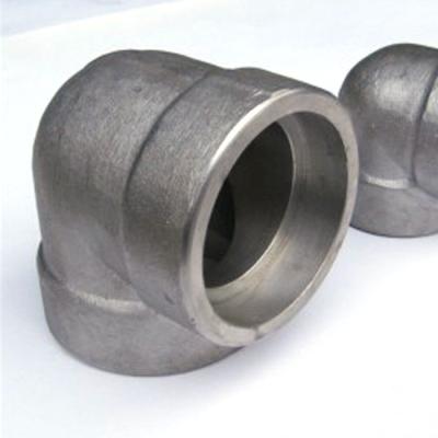 China 90° Elbow DN25 CL3000 With Internal Thread Socket Welding Forged High Pressure Pipe Fittings for sale