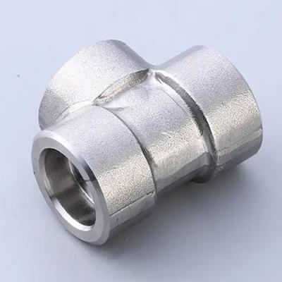 Chine ASME B16.11 Standard Hot-Dip Galvanized Socket Tee DN50 6000LB à vendre