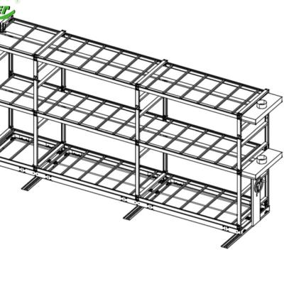 China Tray Slats Indoor Hydroponic Plant Growing Systems Vertical Farm Equipment In Vancouver for sale