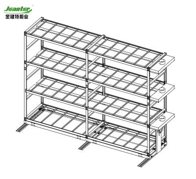 China Vertical Growing System Waterproof Greenhouse Hydroponic Growing Systems Rack Canada for sale