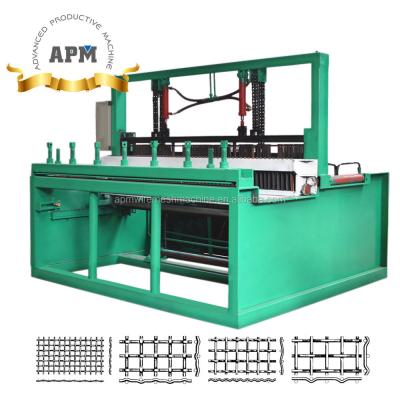 China Stone Screen Super Quality Hydraulic Crimped Wire Mesh Knitting Machine for sale