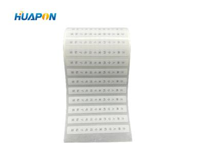 China Long Term RFID Inlay Sticker Label Waterproof / Waterproof Self Adhesive Wet Folder Label for sale