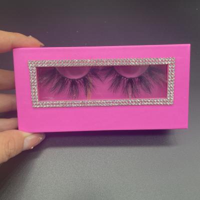 China Long Clean Natural Private Label Custom Branded Logo False Eyelashes Cases Custom Made Box Eyelash Packaging Box Luxury Magnetic Box for sale