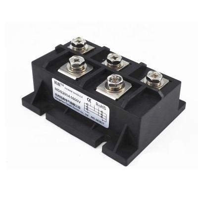 China Brand New MDS200A 1600V Three Phase Bridge Rectifier Module MDS200A1600 MDS200A1600 for sale