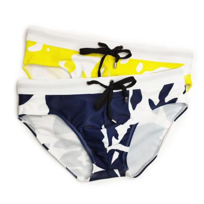 China New Custom Wholesale Quick Dry Print Summer Breathable Beach Shorts Swimming Briefs With Cups Men Swimwear for sale