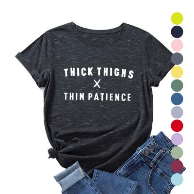 China QUICK DRY 17 colors S-5XL clean high quality letter summer pink O neck wholesale custom plus size printing women T-shirt for sale