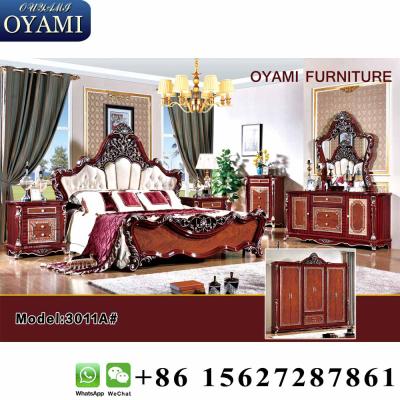 China Classic Wooden Furniture Bedroom Furniture Luxury Bedroom Bed for sale