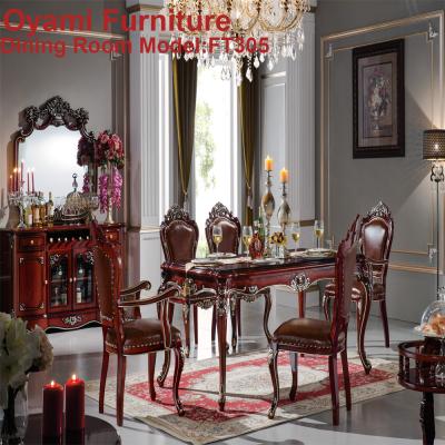 China Dining Room Set Super Quality Classic Modern Italian Antique Dining Room Furniture Sets for sale