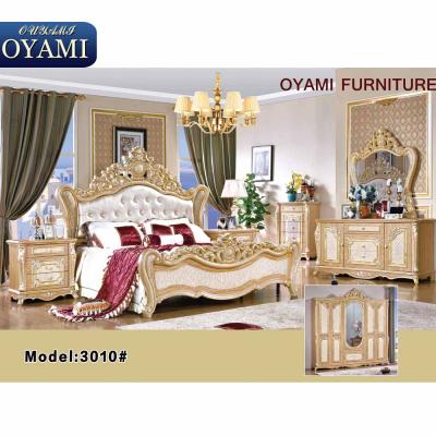 China Bedroom Cheap Price Luxury Wooden Double Bed Designs Sets Bedroom Furniture Round for sale