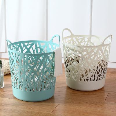 China 17.7 ''*15.7'' *12.2 ''Thickened toy storage barrel plastic laundry basket dirty clothes storage basket for sale