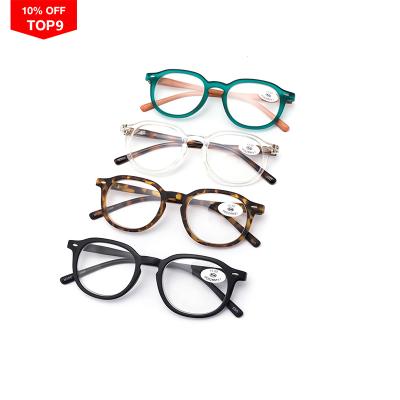 China Fashion promotional cheap women men PC Frames Reading Glasses clear optical reading glass glasses for sale