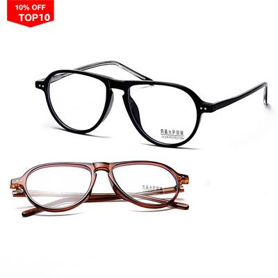 China Custom Oversized Fashion Pilot Frames Anti Blue Light Blocking Ray Trainer Gamer Computer Eye Glass Glasses for sale