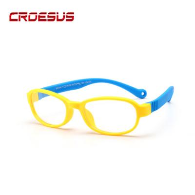 China 2020 new style fashion children's blue light blocking glass children's blue light blocking material TR90 glass, anti blue light children glass for sale