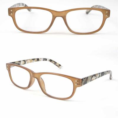 China Designer Popular Plastic Frame Glasses Slim Reading Glasses For Men for sale