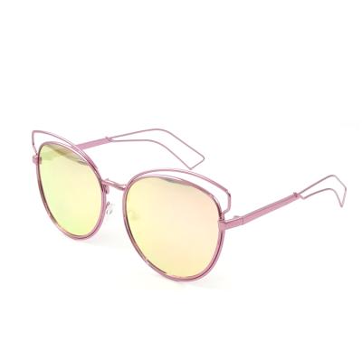 China Fashion Sunglasses Hollow Out Frame Pink Polarized Cat Eye Sunglasses Women Sunglasses For Women Fashion Sunglasses for sale