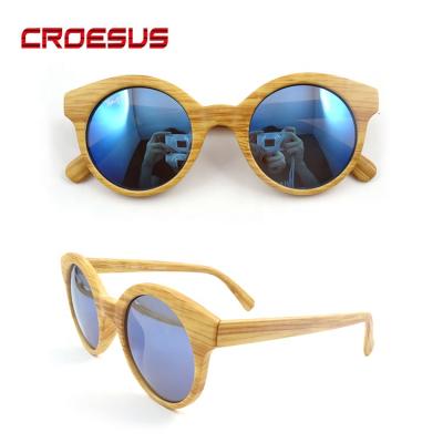 China Wholesale Designer Custom Logo Brand Vintage Bamboo Sunglasses, Kid Sun Fashion Sunglasses Lenses for sale