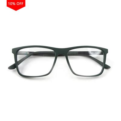 China New Classic Design Wholesale Custom TR90 Square Frames Optical Glasses Eye Glasses For Men for sale