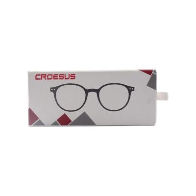 China Fashionable Custom Logo Luxurious Rectangle Paper Box Case Packages For Blue Light Glasses for sale