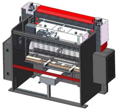 Chine presse plieuse en tôle de protection de plaque de 8 mm 40T 2500 presse plieuse Wc67k de moulage thermique à vendre