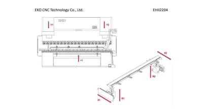 Chine Presse plieuse électro-hydraulique Eko 220T 16kw à vendre