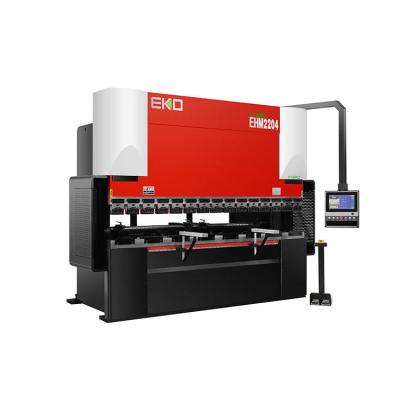 China Freno de prensa híbrido cnc 6 + 1 Axis máquina dobladora de metal 220T CNC STEP system freno de prensa hidráulico híbrido EHM2204 en venta