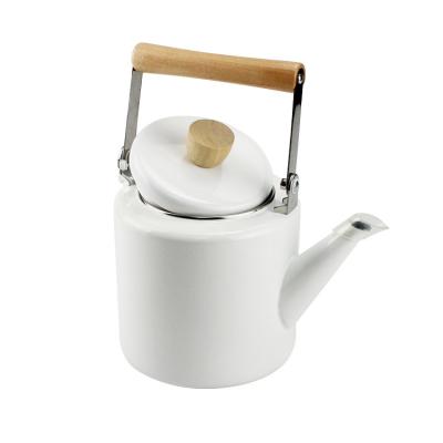 China Sustainable Factory Direct Sale Turkish Stovetop White Teapot Tea Kettle Set for sale