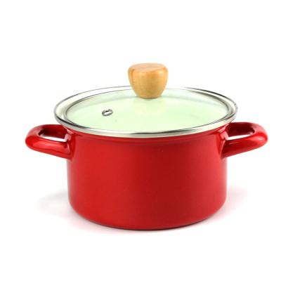 China Sustainable ceramic cookware hot pot enamel unique products to sell in Nigeria to keep food hot for sale