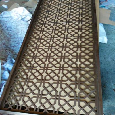 China hot sale aluminium decorative wall panel metal perforated aluminium screen partition for sale