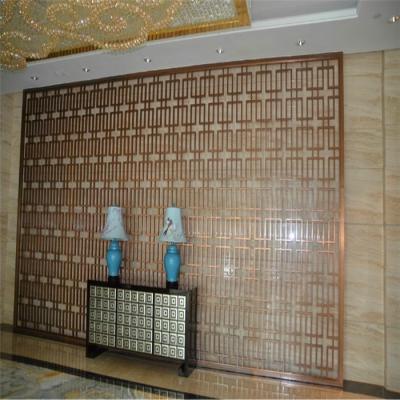 China feature stainless steel panel metal feature screens for wall cladding or wall divider for sale