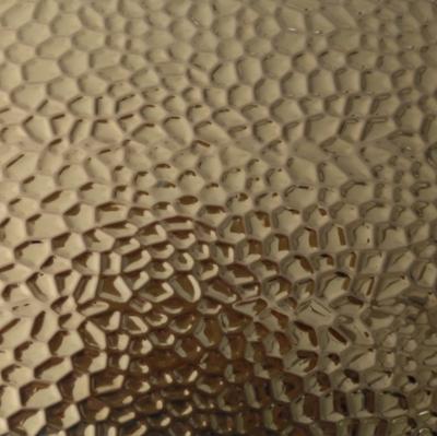 중국 Hot Designed sheet Gold color mirror bright finish hammered stainless steel sheet for wall cladding 판매용