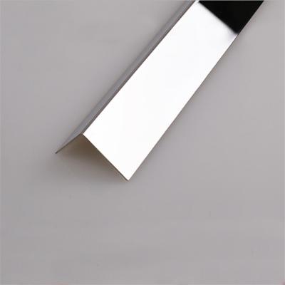 China polished stainless steel angle trim brushed L shaped metal trim for sale