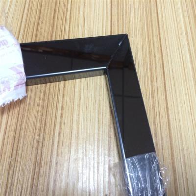 China 304 316 Stainless Steel Tile Trim Interior Decorative 304 Grade Tile Profiles Titanium Trim for sale